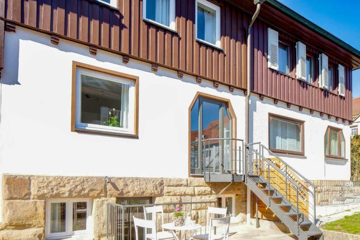 Tiny Ferienwohnung Am Stadtpark Schwäbisch Hall Esterno foto